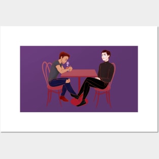 Cafe date - Gavin & RK900 Posters and Art